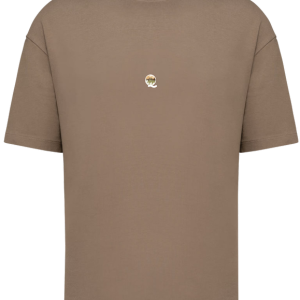 NS332 Camisetas Oversize Marrón madera 1-1