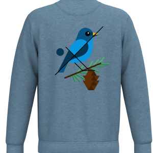 Sudadera Essenze Pinzón azul