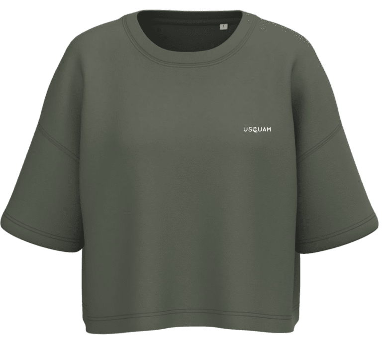 Sudadera crop CrewDrop