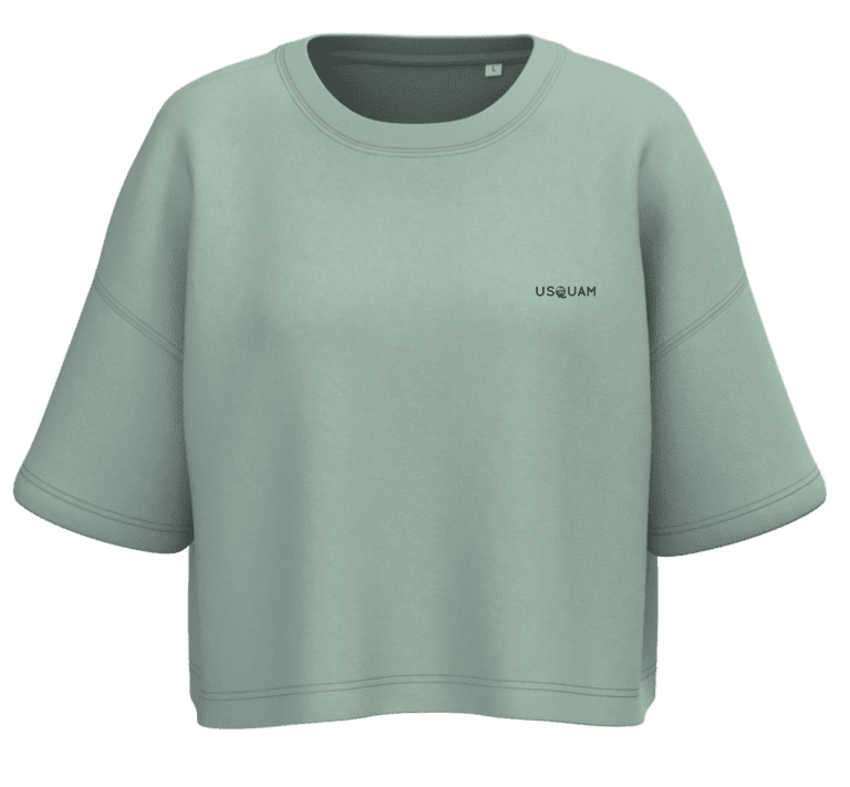 Sudadera crop CrewDrop